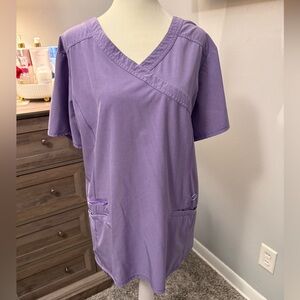 Gently Used Lilac Scrub Too